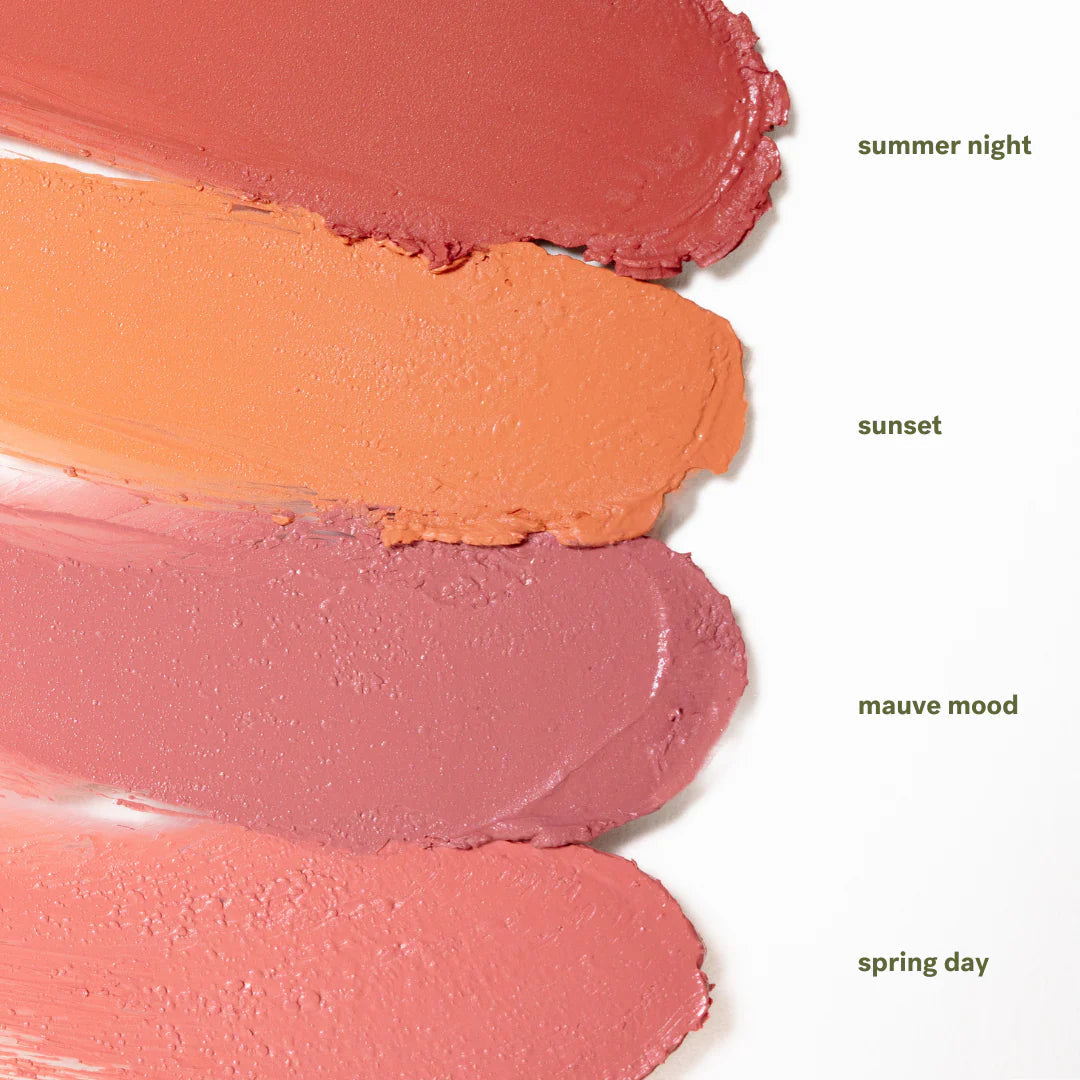 PURE U. Blush Balm kreminiai skaistalai jautriai odai – veganiški, natūralūs, be kvapiklių, tinka visų tipų odai