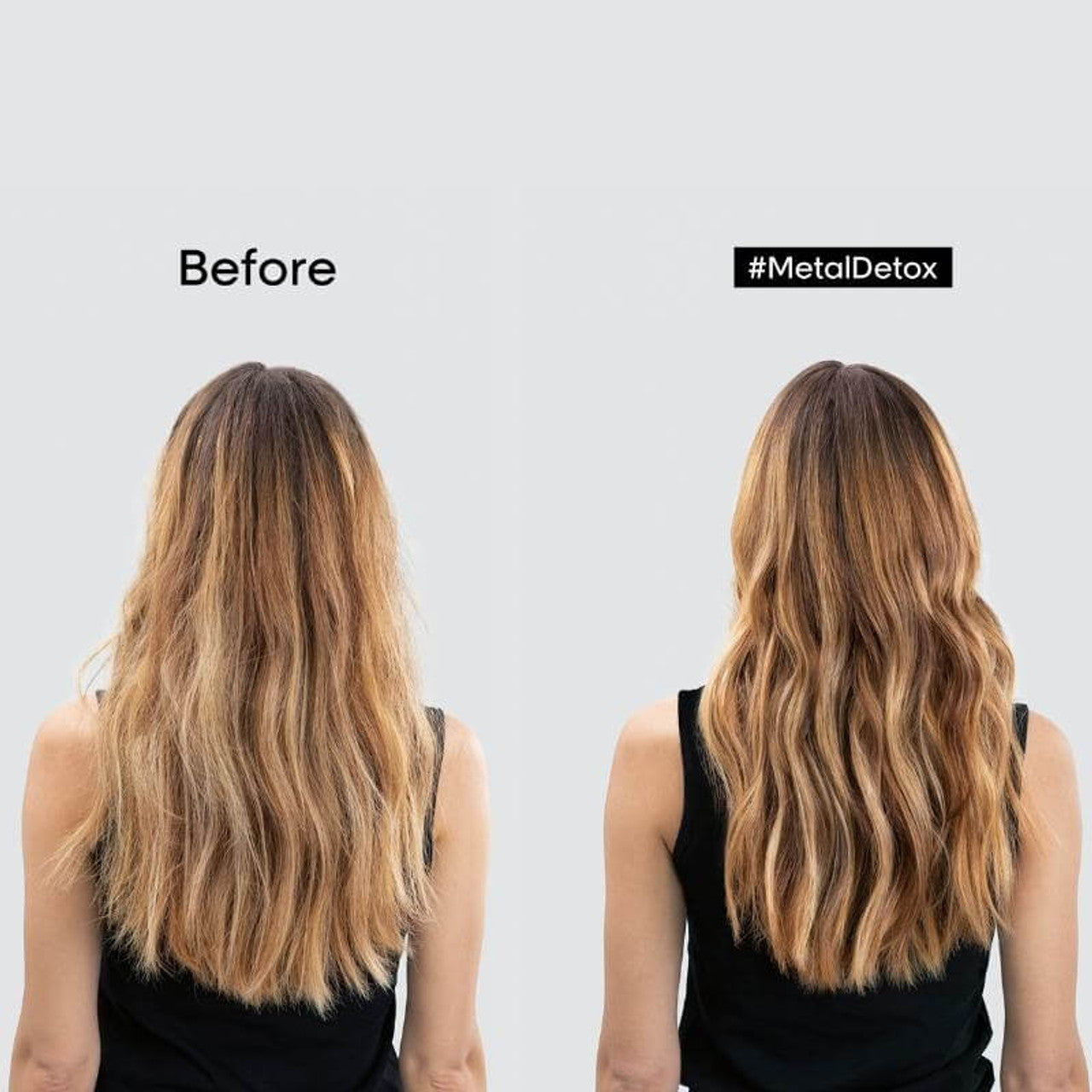 Koncentruotas Metal Detox plaukų aliejus su glicoaminu – žvilgesys ir stiprumas