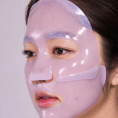 LUVUM Slow Aging Phyto Collagen Gel Mask – dviejų dalių hidrogelinė kaukė, prigludusi prie veido