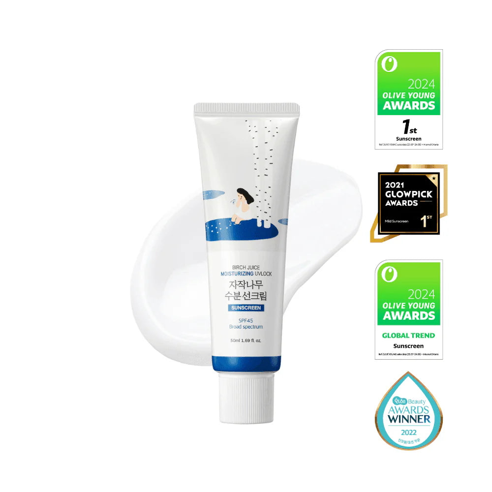 Round Lab Birch Juice Moisturizing Sun Cream SPF50+ kremas nuo saulės