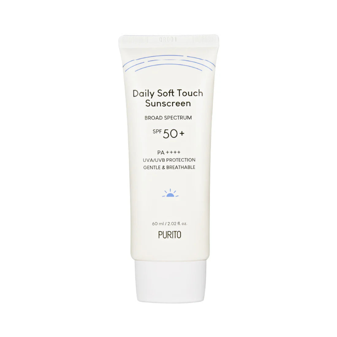 PURITO Daily Soft Touch Sunscreen SPF 50+ apsauginis kremas nuo saulės