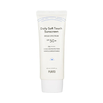 PURITO Daily Soft Touch Sunscreen SPF 50+ apsauginis kremas nuo saulės