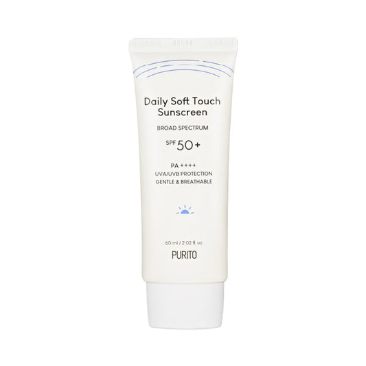 PURITO Daily Soft Touch Sunscreen SPF 50+ apsauginis kremas nuo saulės