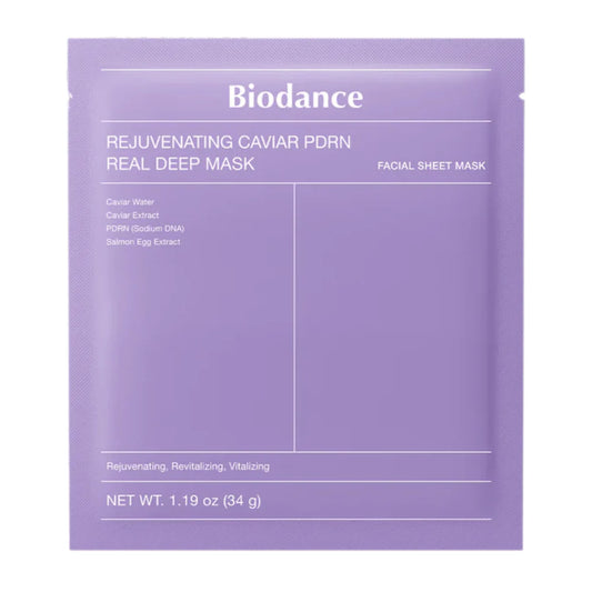     BIODANCE Rejuvenating Caviar PDRN Real Deep Mask hidrogelinė lakštinė veido kaukė su PDRN
