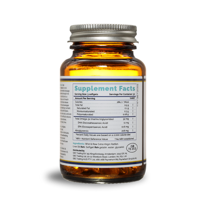 Rosita Ratfish Liver Oil, 90 kapsulių – gamybos informacija