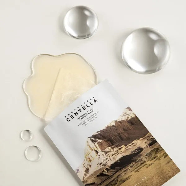 SKIN1004 lakštinė veido kaukė su azijinės centelės ekstraktu – pakuotė