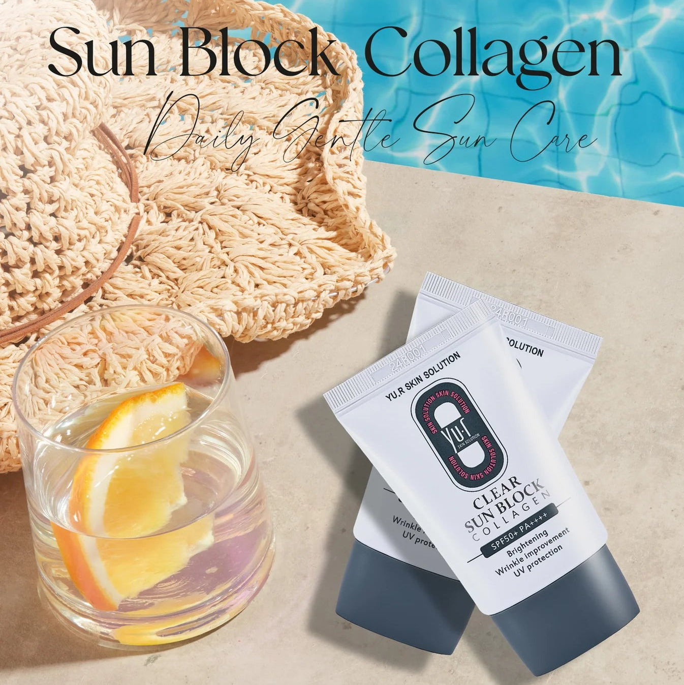 veido kremas su SPF50 ir kolagenu kasdienai
