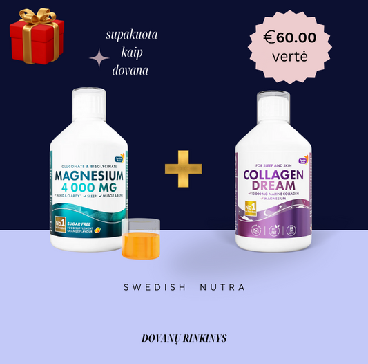 MIEGUI - Swedish Nutra dovanų rinkinys