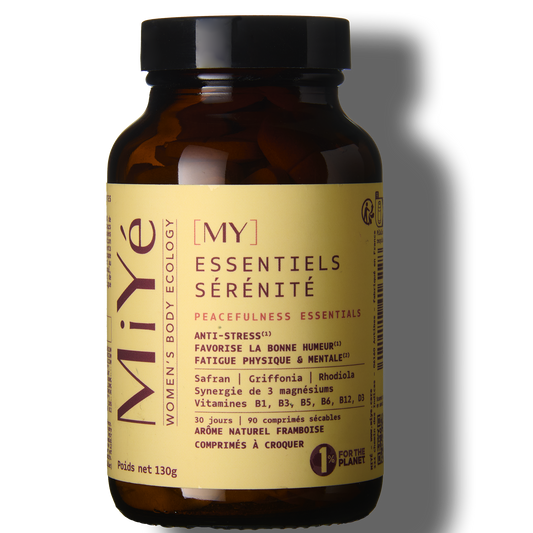 MiYé Serenity Essentials kramtomos tabletės su magniu ir šafranu