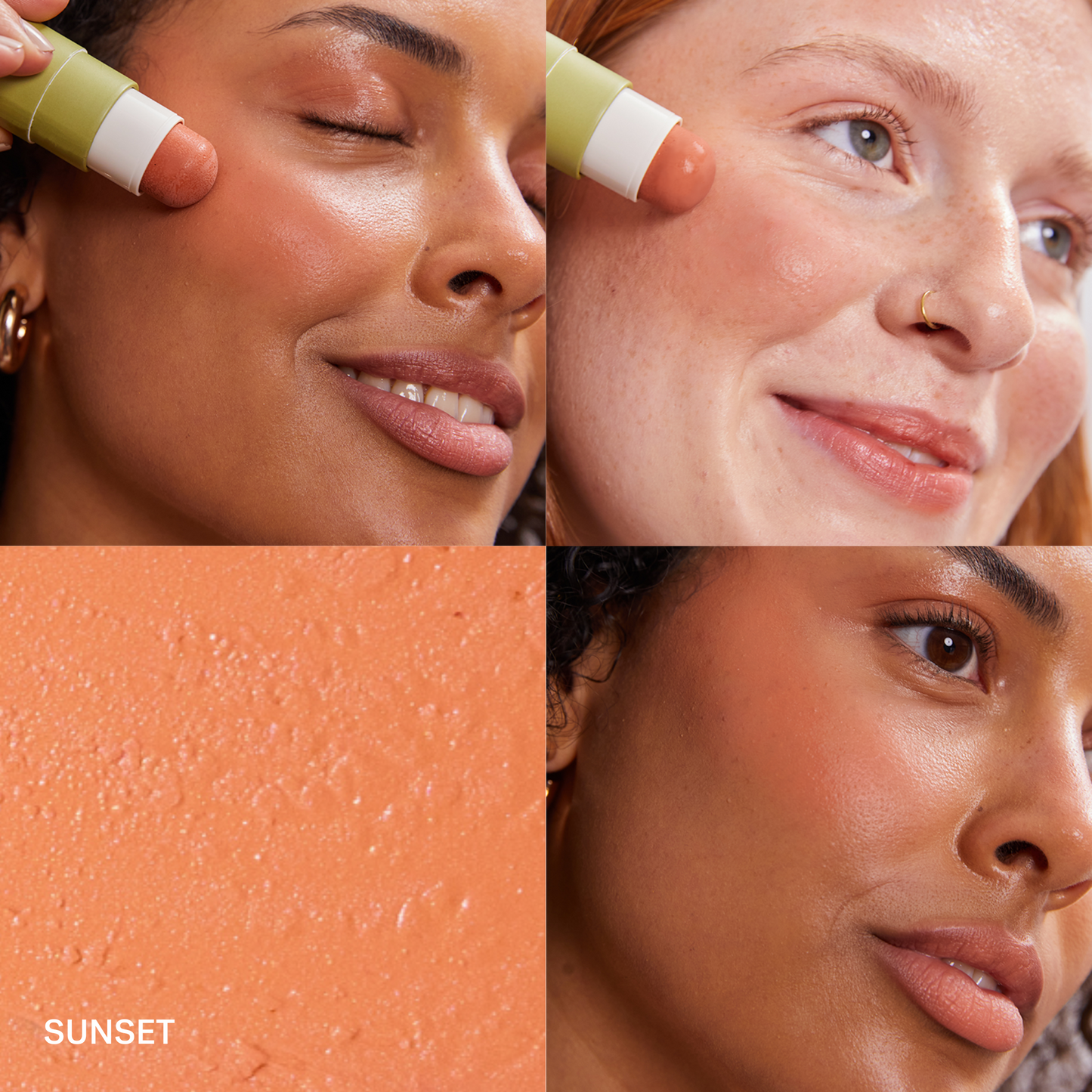 PURE U. Blush Balm kreminiai skaistalai jautriai odai – veganiški, natūralūs, be kvapiklių, tinka visų tipų odai
