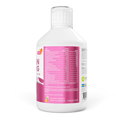 Skystas jūrinis kolagenas su elastinu, vitaminu C, D3 ir K2 odai ir sąnariams