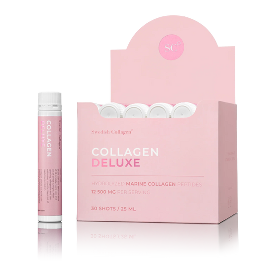 Swedish Collagen Deluxe Shots – 30 dienų kursas su 25 ml šotais, pagaminta Švedijoje