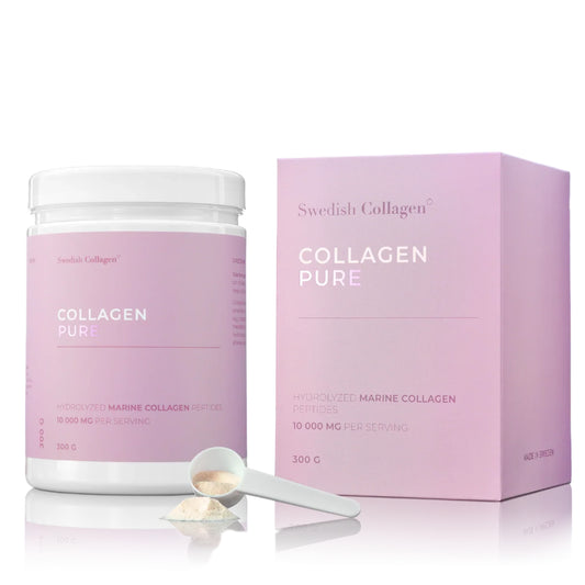 Swedish Collagen Pure – grynas jūrinis kolagenas milteliais, 300 g indelis

