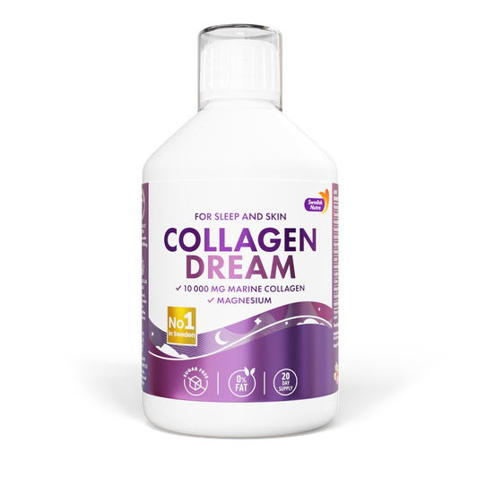 Swedish Nutra Collagen Dream skystas kolagenas miegui ir grožiui, 500 ml