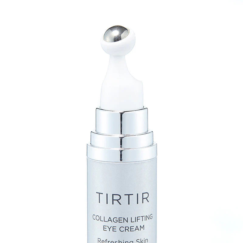 TIRTIR Collagen Lifting Eye Cream Roller – stangrinamasis paakių kremas su rolleriu, 15 ml