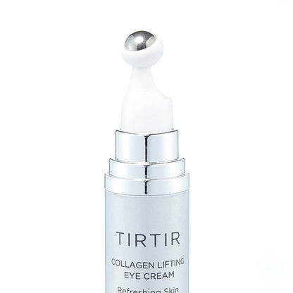 TIRTIR Collagen Lifting Eye Cream Roller – stangrinamasis paakių kremas su rolleriu, 15 ml