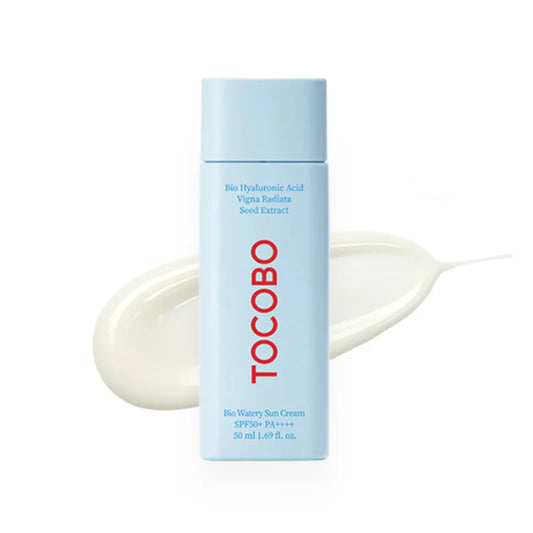 TOCOBO SPF50 gelinis veido kremas – apsauga ir drėkinimas be baltumo