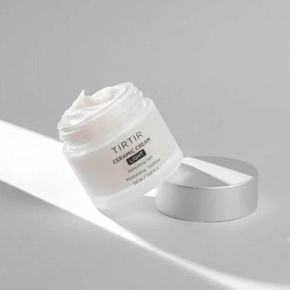 TIRTIR Ceramic Cream Light pakuotė – lengvas veido kremas kasdieniam drėkinimui