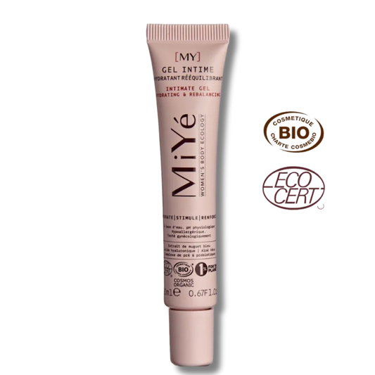 MiYé drėkinamasis ir balansą palaikantis intymios zonos gelis, 20 ml