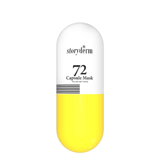     STORYDERM 72 Capsule Mask Yellow Anti-Aging stangrinanti veido kaukė su peptidais