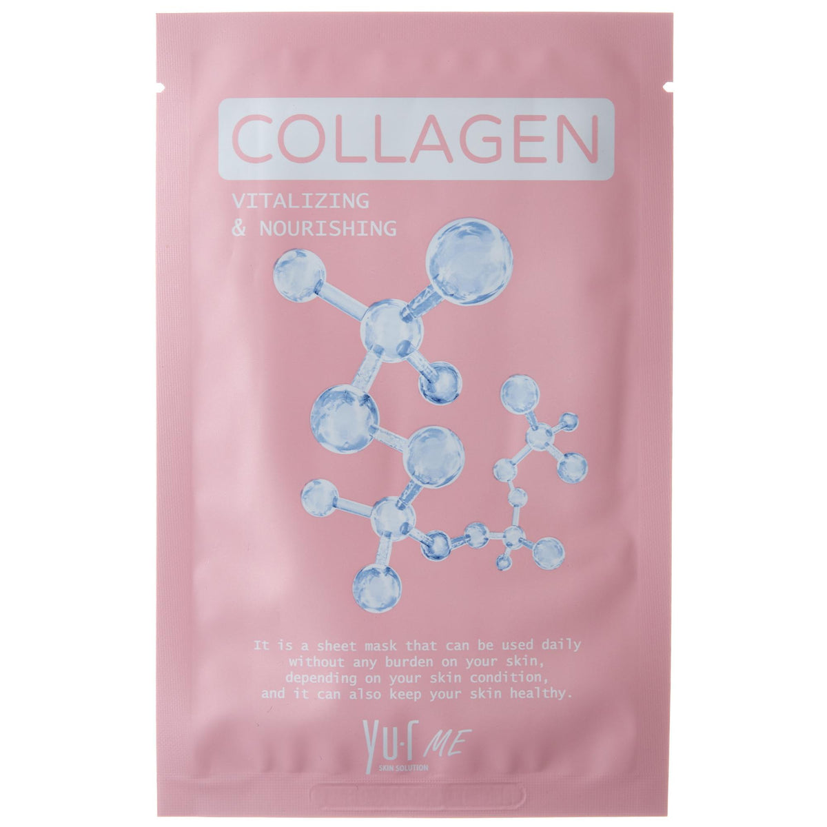 YU.R Me Collagen lakštinė veido kaukė su kolagenu, 1 vnt. (25 g)