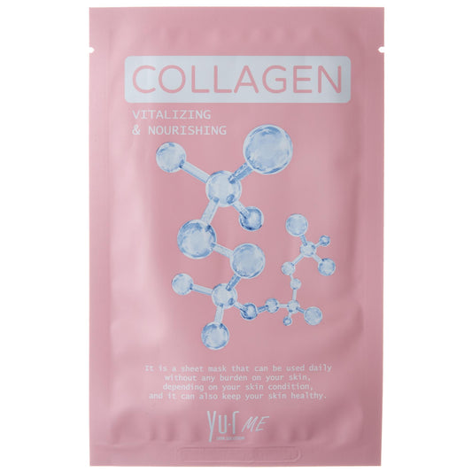 YU.R Me Collagen lakštinė veido kaukė su kolagenu, 1 vnt. (25 g)
