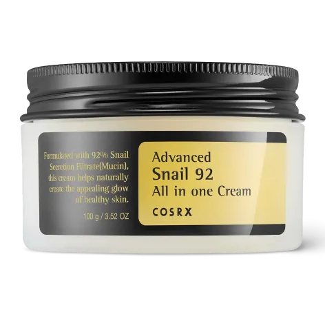 COSRX Advanced Snail 92 All In One Cream – veido kremas su 92 % sraigių mucino, 100 ml