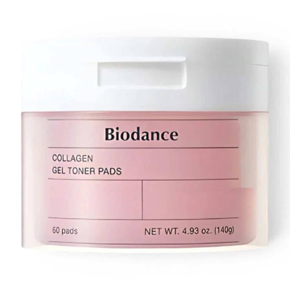 BIODANCE Collagen Gel Toner Pads – rožinis 60 gelinių padelių indelis