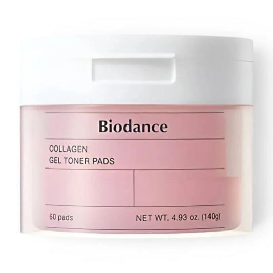 BIODANCE Collagen Gel Toner Pads – rožinis 60 gelinių padelių indelis