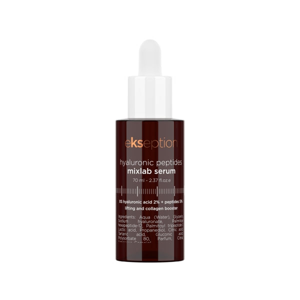 Ekseption HA PEPTIDES priešraukšlinis liftingo serumas, kolageno busteris, 75ml