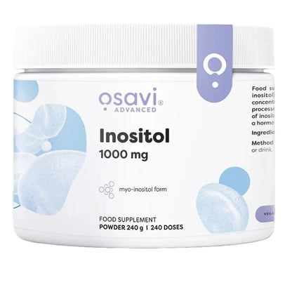 Osavi mioinozitolio milteliai, 240 g – pakuotės priekis