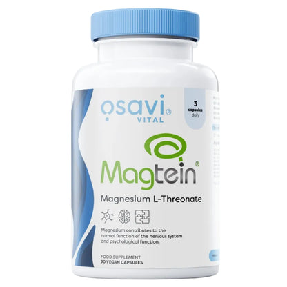 Osavi Magtein magnio L-treonatas, 90 veganiškų kapsulių