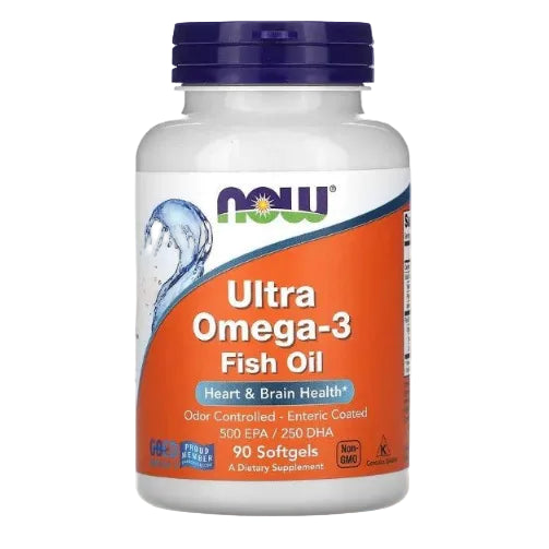 NOW Foods Ultra Omega-3 – 90 minkštųjų kapsulių