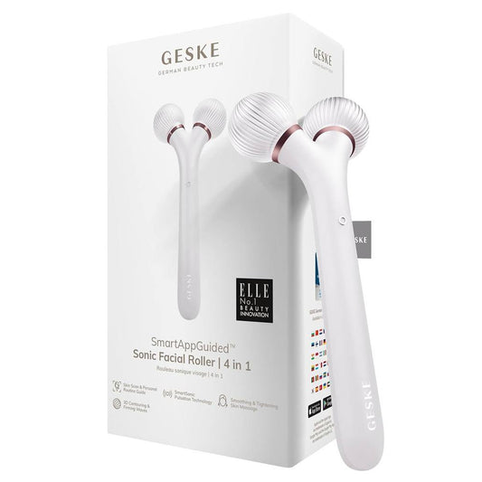 GESKE veido ir kūno masažuoklis su sonic technologija facial body roller 4 in 1