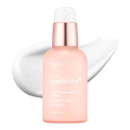Medicube Triple Collagen Serum 4.0 55 ml – rožinis serumo buteliukas