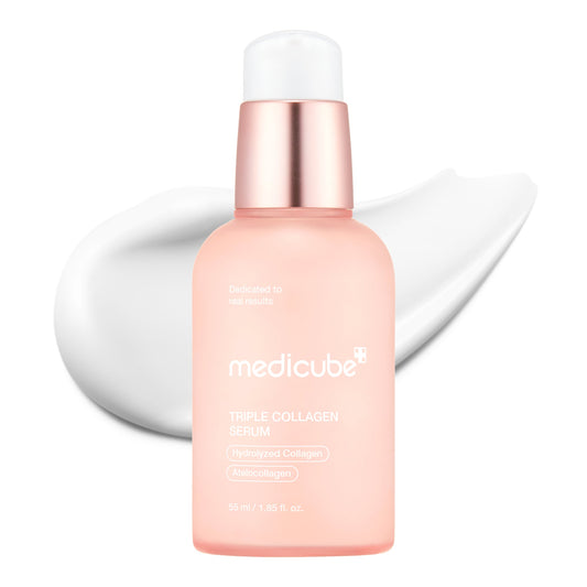 Medicube Triple Collagen Serum 4.0 55 ml – rožinis serumo buteliukas