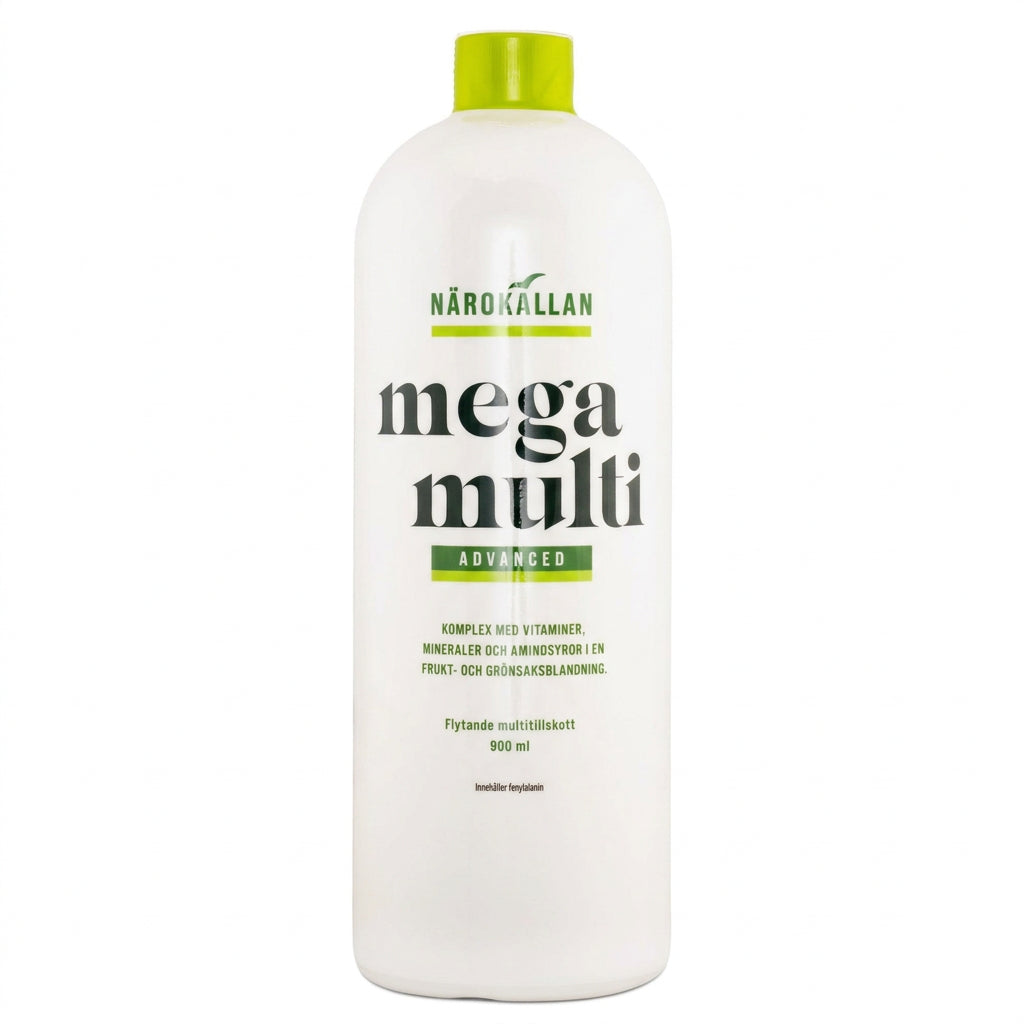 Närokällan Mega Multi Advanced skystas vitaminų ir mineralų kompleksas, 900 ml pakuotė