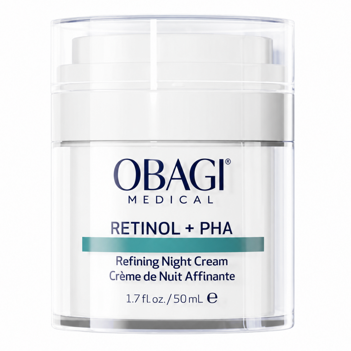 Obagi Medical Retinol + PHA Refining Night Cream naktinis veido kremas su retinoliu