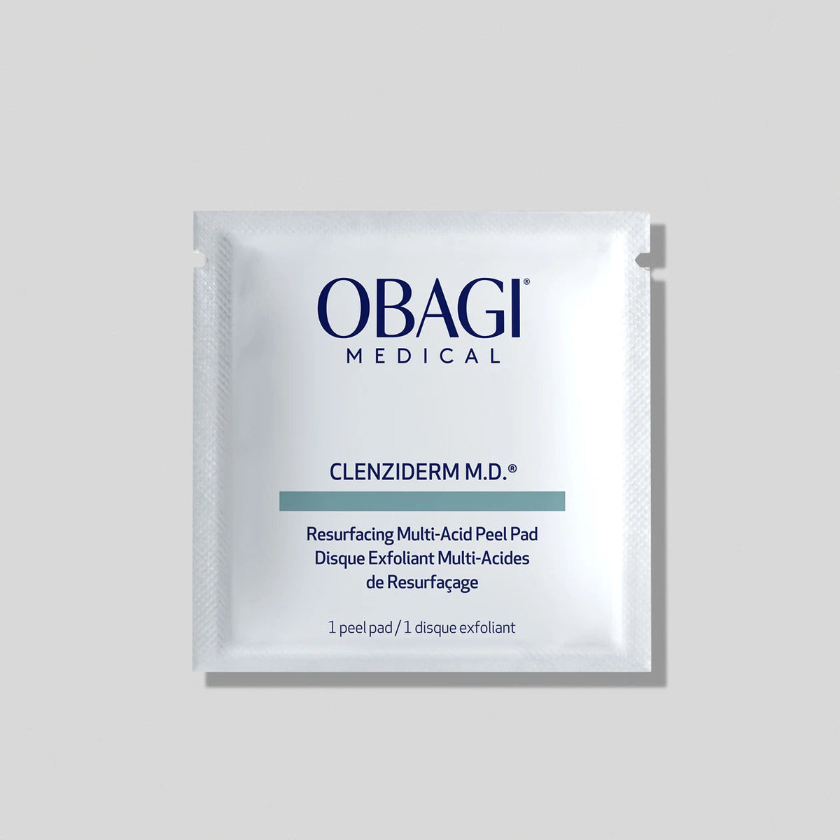 Obagi CLENZIDERM rūgštinis veido šveitimo diskelis individualiame paketėlyje