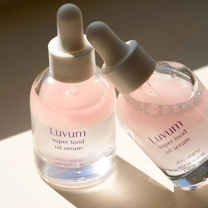 Luvum Slow Aging serumas odos drėkinimui ir elastingumui, 30 ml buteliukas