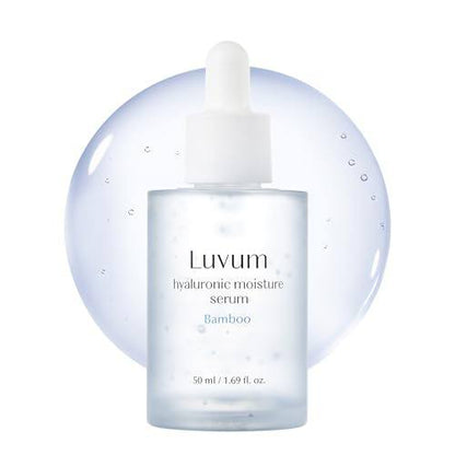 Luvum Bamboo Hyaluronic Moisture Serum – drėkinamasis veido serumas su bambuko ekstraktu, 50 ml