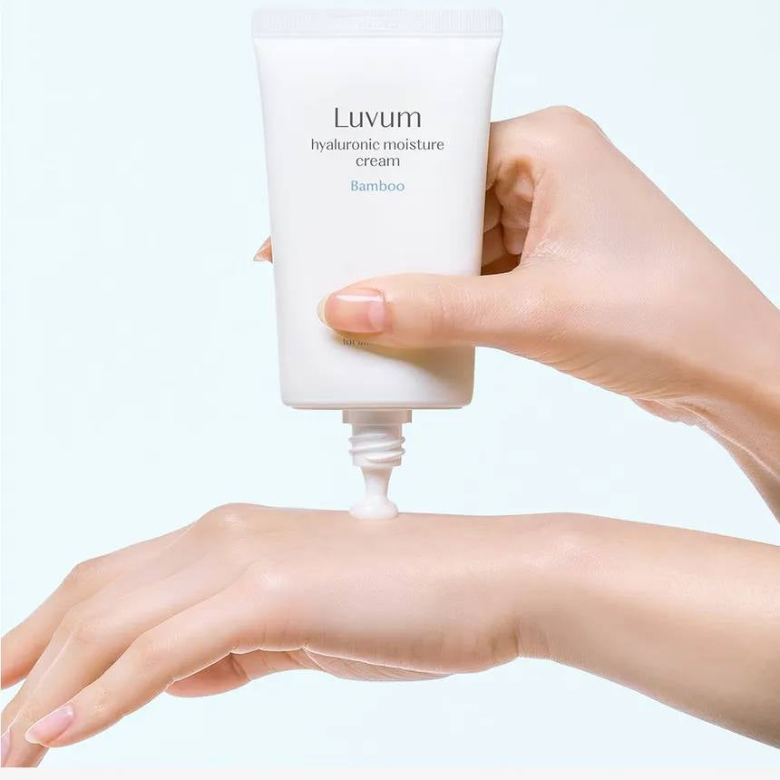 Luvum veido kremas su hialurono rūgštimi intensyviam drėkinimui ir raminimui