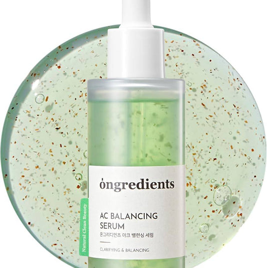 Veganiškas serumas nuo spuogų Ongredients