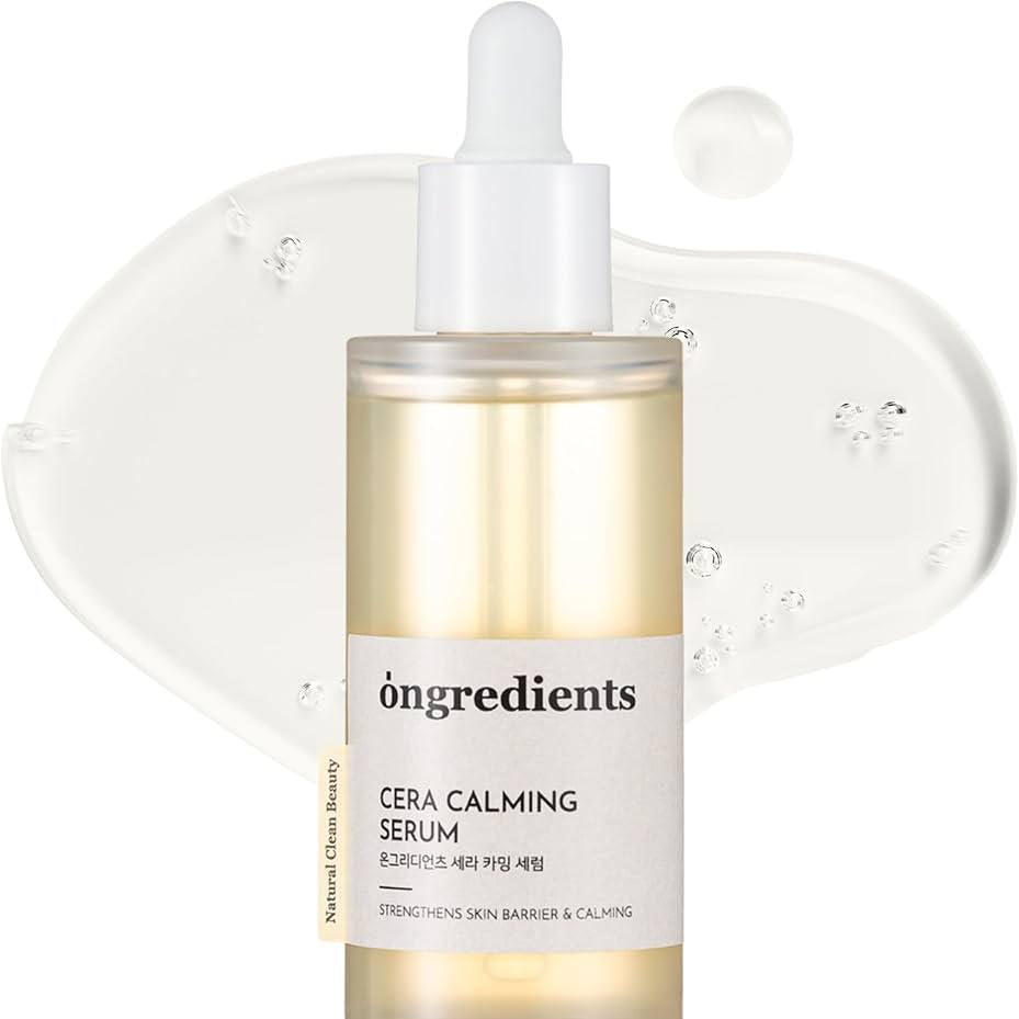 Ongredients Cera Calming Serum – raminamasis ir drėkinantis veido serumas su centelės ekstraktu ir keramidais.