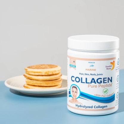 Swedish Nutra marine collagen powder maišomas su maistu