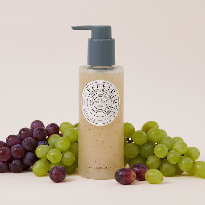 Vegetology Viniferine Hydro Capsule Gel Cleanser - gelinis veido prausiklis su AHA ir BHA rūgštimis, 180ml