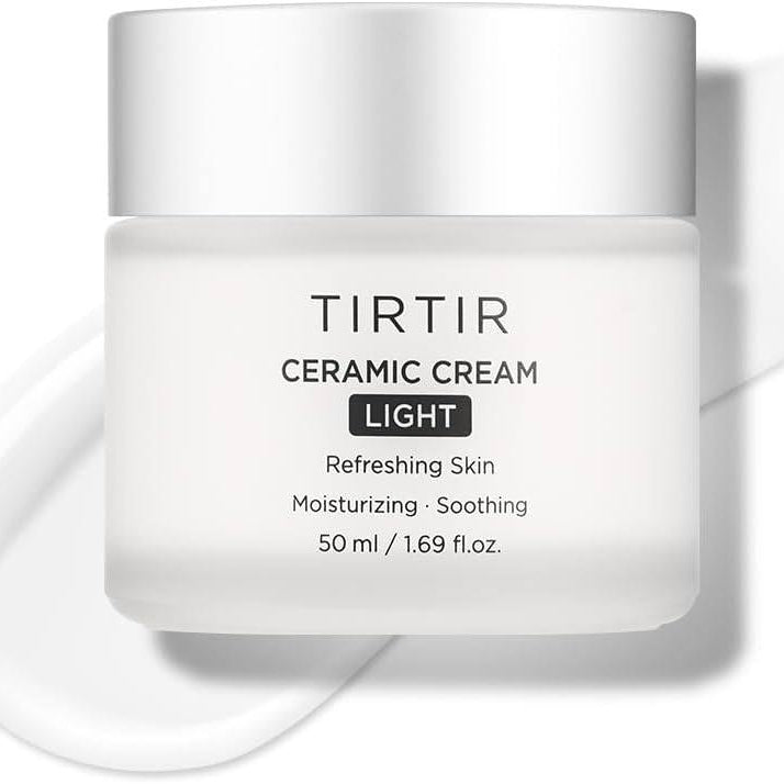 TIRTIR Ceramic Cream Light – lengvos tekstūros drėkinamasis veido kremas, 50 ml