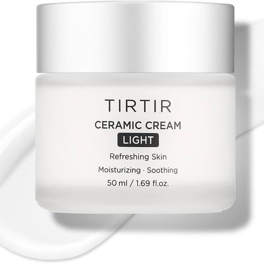 TIRTIR Ceramic Cream Light – lengvos tekstūros drėkinamasis veido kremas, 50 ml