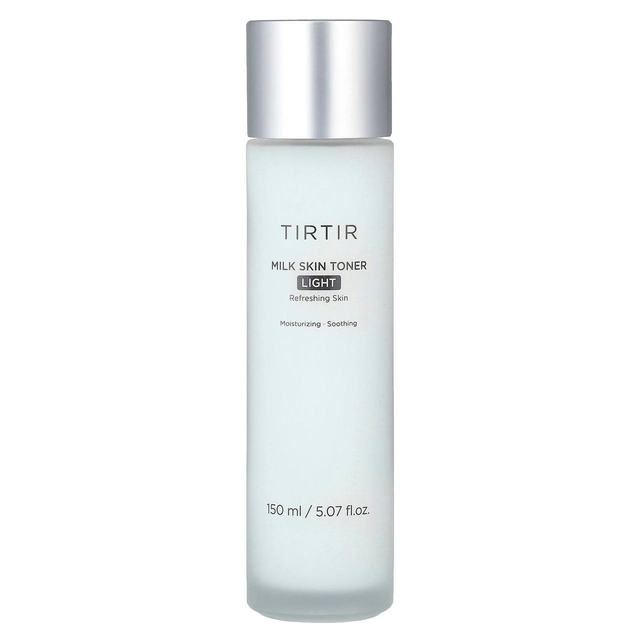 TIRTIR Milk Skin Toner Light – lengvas drėkinamasis veido tonikas su ryžių ekstraktu, 150 ml