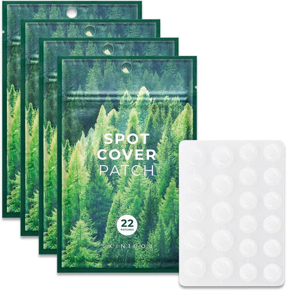 SKIN1004 Madagascar Centella Tea-Trica Spot Cover Patch - hidrokoloidiniai pleistrai nuo spuogų, 22 vnt